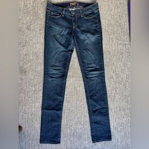 PAIGE Dark Blue Skinny Jeans